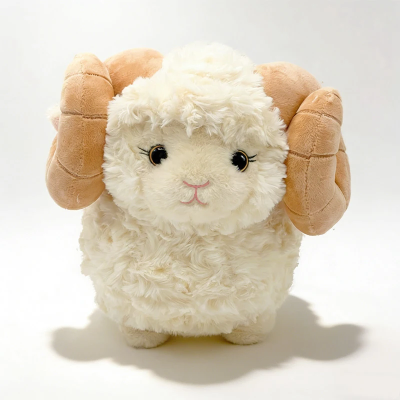 Får och lamm gosedjur som fluffig plyschkudde med söt, naturtrogen design, 15–30 cm 9 Får och lamm gosedjur som fluffig plyschkudde med söt, naturtrogen design, 15–30 cm - Bild 9