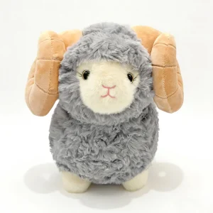 Får och lamm gosedjur som fluffig plyschkudde med söt, naturtrogen design, 15–30 cm 15 Får och lamm gosedjur som fluffig plyschkudde med söt, naturtrogen design, 15–30 cm