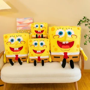 SpongeBob SquarePants gosedjur som 3D-bolsterkudde med kreativ tecknad design 10 SpongeBob SquarePants gosedjur som 3D-bolsterkudde med kreativ tecknad design