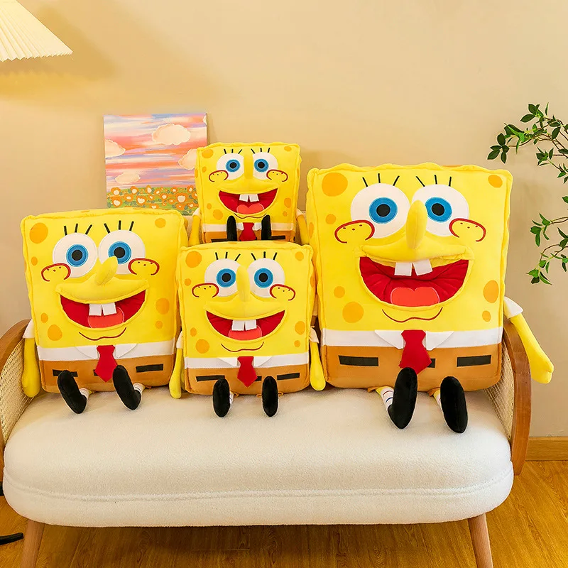SpongeBob SquarePants gosedjur som 3D-bolsterkudde med kreativ tecknad design 5 SpongeBob SquarePants gosedjur som 3D-bolsterkudde med kreativ tecknad design - Bild 5