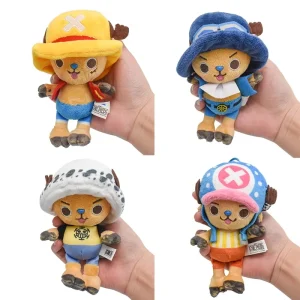Tony Chopper apa gosedjur från ONE PIECE med Straw Hat-piraternas emblem, 20 cm 22 Tony Chopper apa gosedjur från ONE PIECE med Straw Hat-piraternas emblem, 20 cm