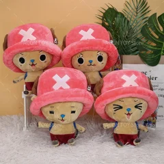 Tony Tony Chopper gosedjur från One Piece med fyra stilar och sött ansikte, 24 cm