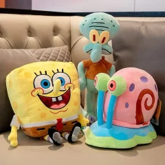SpongeBob Squarepants-karaktärer gosedjur med kawaii-inspirerad tecknad design