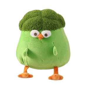 Alternative view of chick gosedjur med broccoliinspirerad design i söt och lekfull tecknad stil