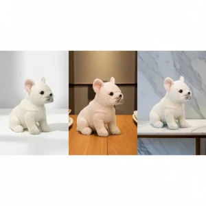 Hund gosedjur, Fuzzy och Breed-accurate appearance, french bulldog
