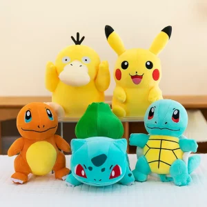 Pocket Monsters-karaktärer gosedjur med kawaiiutseende i animeinspirerad stil, 20 cm 10 Pocket Monsters-karaktärer gosedjur med kawaiiutseende i animeinspirerad stil, 20 cm