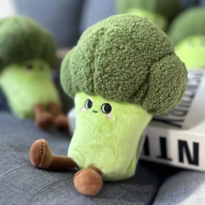 Mjuk broccolifigur som nyckelring i verklighetstrogen stil, flera figurvarianter 11 Mjuk broccolifigur som nyckelring i verklighetstrogen stil, flera figurvarianter