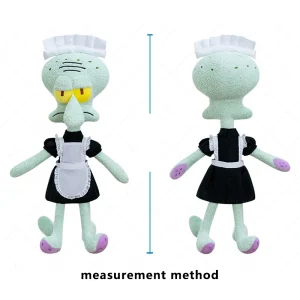 Squidward Quincy Tentacles gosedjur som bläckfiskkudde i tecknad stil, 40–50 cm 12 Squidward Quincy Tentacles gosedjur som bläckfiskkudde i tecknad stil, 40–50 cm