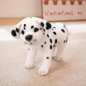 Hundkudde med prickigt Dalmatianmotiv, realistisk och söt valpdesign, 25–30 cm 25 Hundkudde med prickigt Dalmatianmotiv, realistisk och söt valpdesign, 25–30 cm