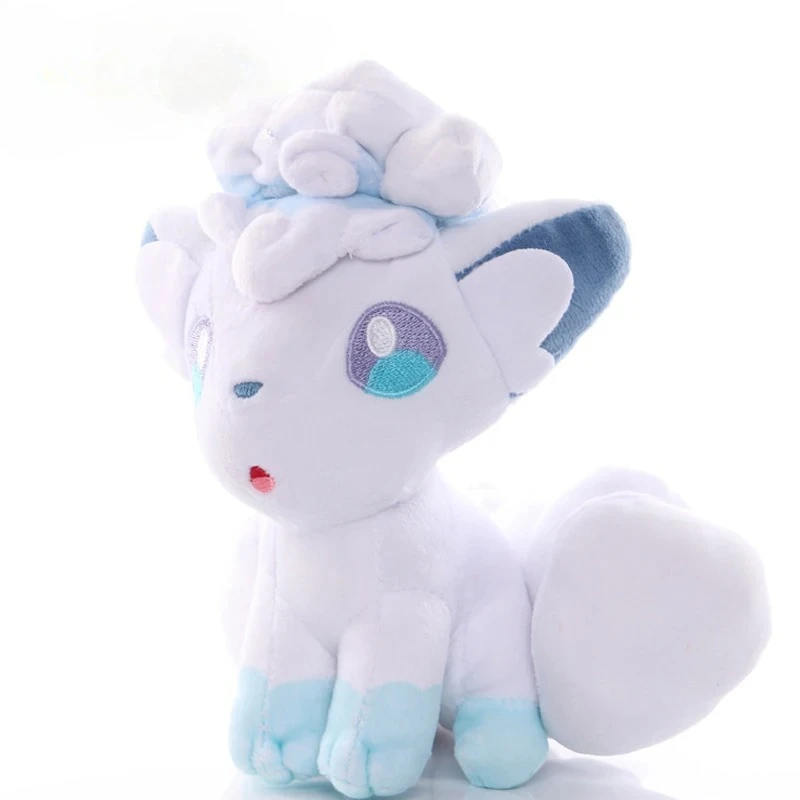 Vulpix räv gosedjur från Pokémon, sittande plyschkudde med sex svansar i anime-stil 3 Vulpix räv gosedjur från Pokémon, sittande plyschkudde med sex svansar i anime-stil - Bild 3