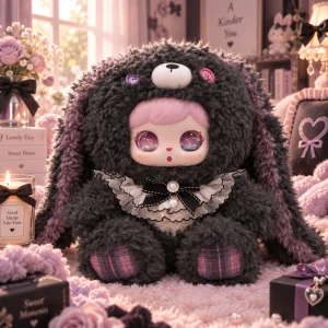 Sweet Bunny Wonderland, set med nio mjuka och fluffiga kanindockor i kawaii-stil 26 Sweet Bunny Wonderland, set med nio mjuka och fluffiga kanindockor i kawaii-stil