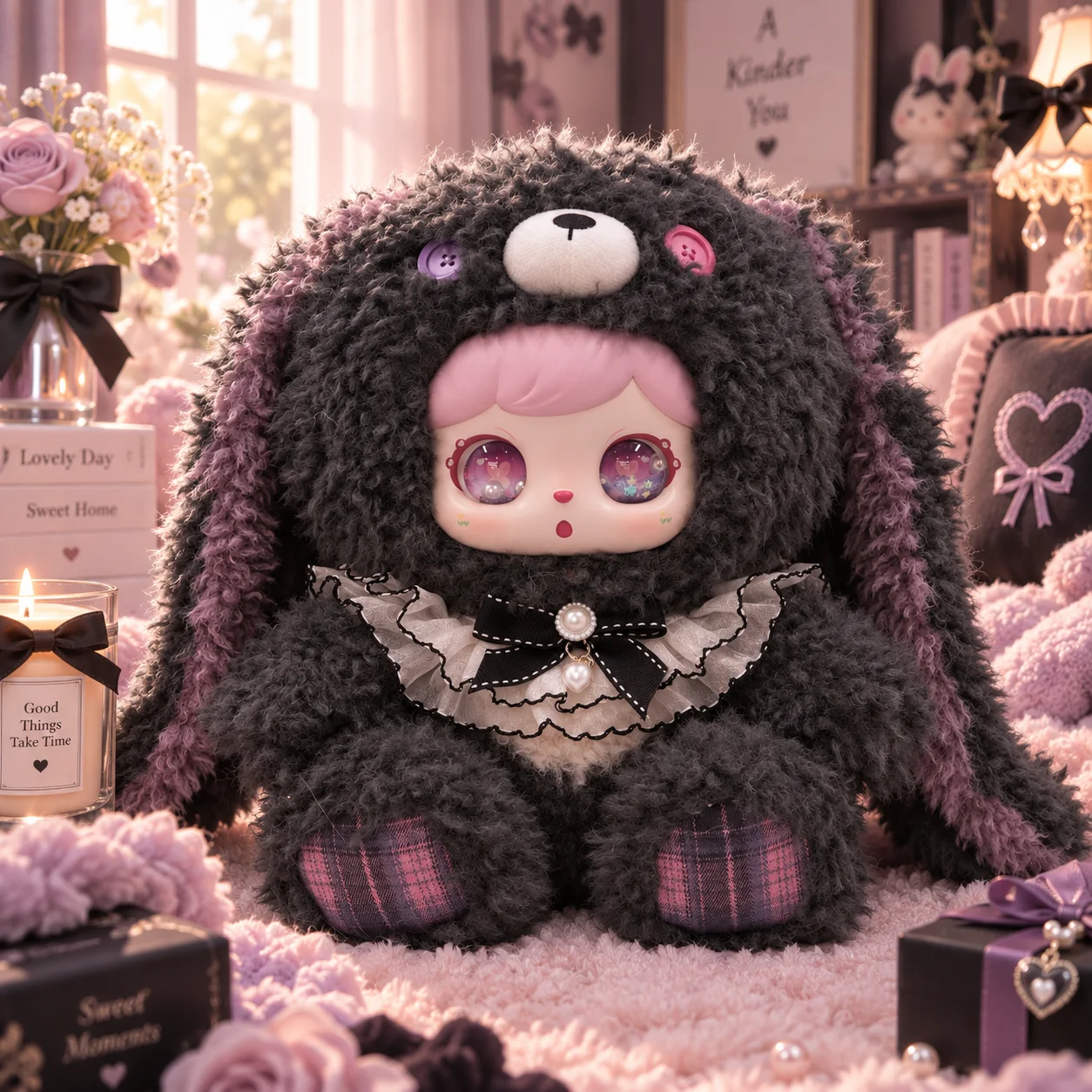 Sweet Bunny Wonderland, set med nio mjuka och fluffiga kanindockor i kawaii-stil 13 Sweet Bunny Wonderland, set med nio mjuka och fluffiga kanindockor i kawaii-stil - Bild 13