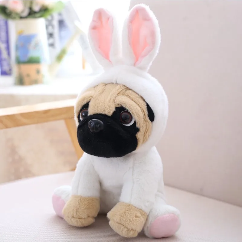 Hund gosedjur, verklighetstrogen och Stuffed, shar naturtrogen mopsstil gullig 6 Hund gosedjur, verklighetstrogen och Stuffed, shar naturtrogen mopsstil gullig - Bild 6