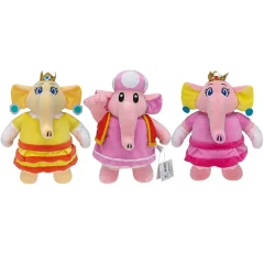 Elefant gosedjur från Super Mario Wonder med Peach, Daisy och Toadette som elefanter