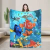 Nemo-filt från Finding Nemo, varm och mjuk pläd med fluffig känsla, 102–204 cm 17 Nemo-filt från Finding Nemo, varm och mjuk pläd med fluffig känsla, 102–204 cm