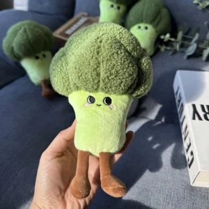 Mjuk broccolifigur som nyckelring i verklighetstrogen stil, flera figurvarianter 8 Mjuk broccolifigur som nyckelring i verklighetstrogen stil, flera figurvarianter