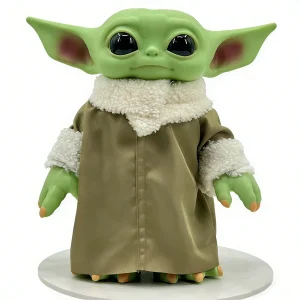 Star Wars Grogu-figur som väskhänge och bordsmodell i kawaii-animestil, 17 cm