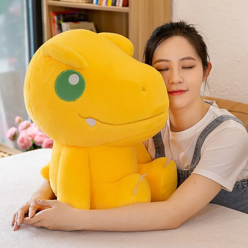 Dinosaurie gosedjur som dinosauriekudde, söt och Yellow, 30–70 cm 5 Dinosaurie gosedjur som dinosauriekudde, söt och Yellow, 30–70 cm - Bild 5