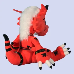 Alternative view of Culumon gosedjur från Digimon, kawaii plyschkudde i tecknad anime-stil, 35 cm