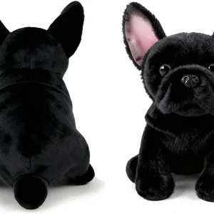 Realistiskt hundgosedjur med French Bulldog-valp, mjuk kudde och naturtrogen design