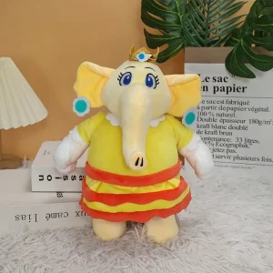 Elefant gosedjur från Super Mario Wonder med Peach, Daisy och Toadette som elefanter