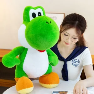Mjuk och bekväm kramkudde med Yoshi som grön dinosaurie, ett sött gosedjur, 40–60 cm 11 Mjuk och bekväm kramkudde med Yoshi som grön dinosaurie, ett sött gosedjur, 40–60 cm