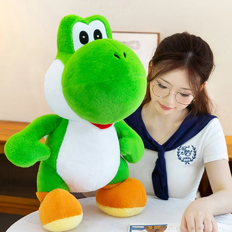 Mjuk och bekväm kramkudde med Yoshi som grön dinosaurie, ett sött gosedjur, 40–60 cm 5 Mjuk och bekväm kramkudde med Yoshi som grön dinosaurie, ett sött gosedjur, 40–60 cm - Bild 5