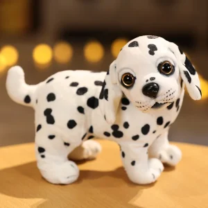Hund gosedjur, Small och Stuffed, realistisk valpdesign mops chihuahua, 18 cm