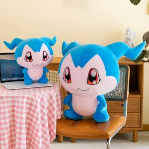Chibimon drakekudde med anime- och tecknad karaktärsdesign från Digital Monster 9 Chibimon drakekudde med anime- och tecknad karaktärsdesign från Digital Monster