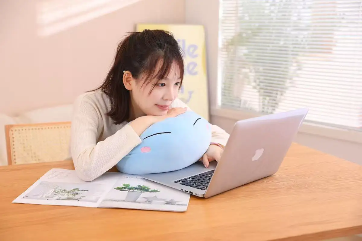 Tuanzi gosedjur i slimeform som plyschkudde med kawaii- och animeinspirerad design 5 Tuanzi gosedjur i slimeform som plyschkudde med kawaii- och animeinspirerad design - Bild 5