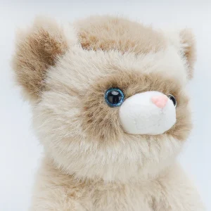 Gosedjur i flera figurvarianter, brun soffkudde i realistisk kawaii-stil, 52 cm