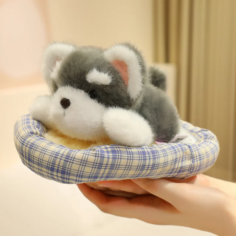 Hund gosedjur, Lazy och verklighetstrogen, 20–26 cm 4 Hund gosedjur, Lazy och verklighetstrogen, 20–26 cm - Bild 4