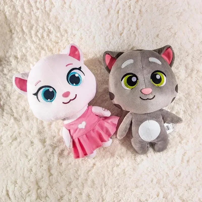 Talking Tom katt gosedjur som upprepar det du säger, mjuk plyschkudde, 28 cm 2 Talking Tom katt gosedjur som upprepar det du säger, mjuk plyschkudde, 28 cm - Bild 2