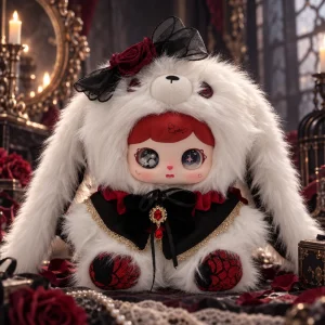 Sweet Bunny Wonderland, set med nio mjuka och fluffiga kanindockor i kawaii-stil 15 Sweet Bunny Wonderland, set med nio mjuka och fluffiga kanindockor i kawaii-stil