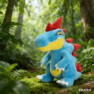 Feraligatr gosedjur, söt och Water type, pokémon krokodil vatten design 9 Feraligatr gosedjur, söt och Water type, pokémon krokodil vatten design
