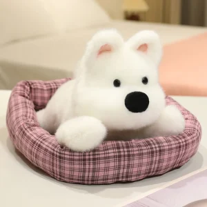 Hund gosedjur, Lazy och verklighetstrogen, 20–26 cm 17 Hund gosedjur, Lazy och verklighetstrogen, 20–26 cm
