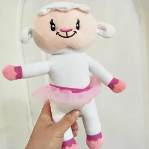 Disney Doc McStuffins får och dinosaurie gosedjur med tecknad design, 25–30 cm