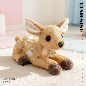 Hjort gosedjur, tecknad style och söt, mjukt fawn fawnfigur naturinspirerad, 25 cm 11 Hjort gosedjur, tecknad style och söt, mjukt fawn fawnfigur naturinspirerad, 25 cm