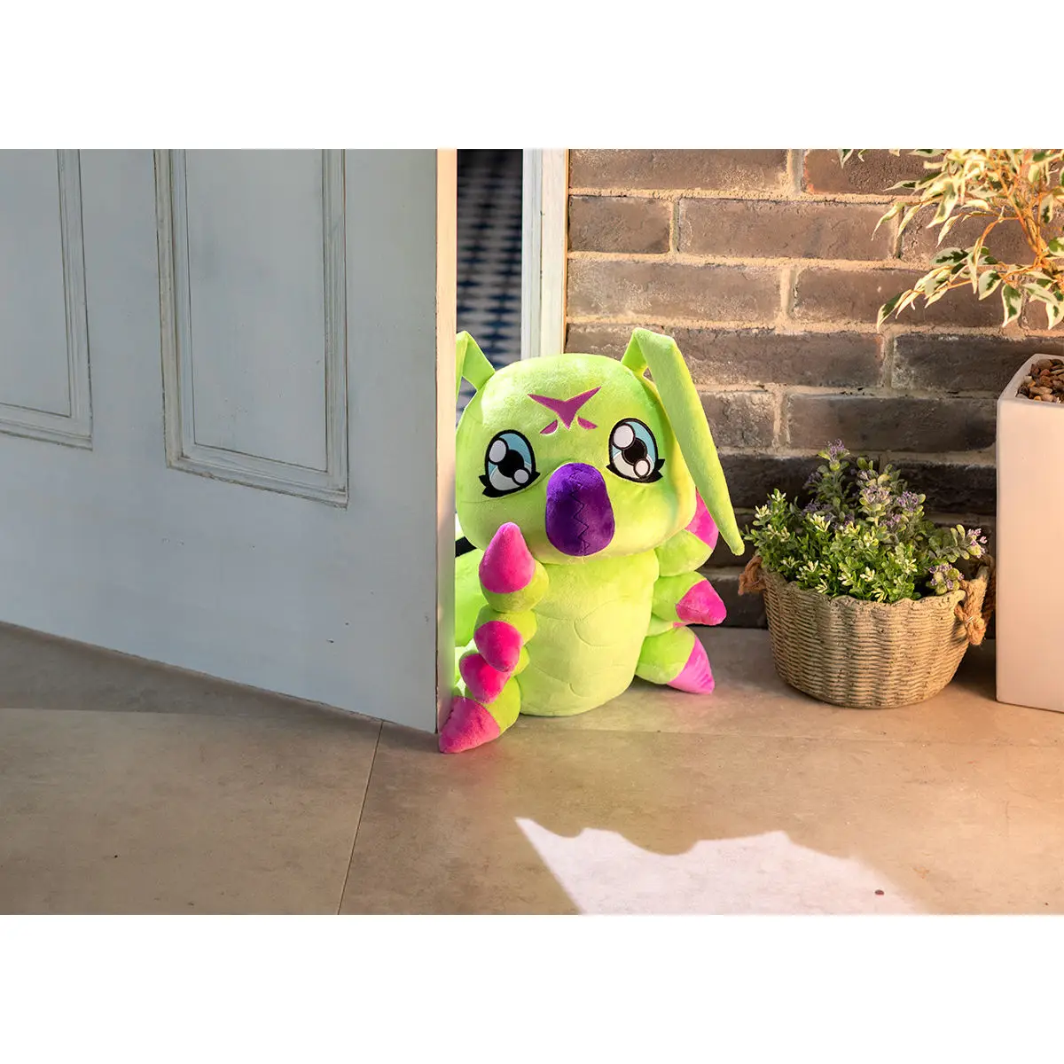 Wormmon gosedjur från anime-serien Digimon Adventure, mjuk stoppad figur på, 40 cm 5 Wormmon gosedjur från anime-serien Digimon Adventure, mjuk stoppad figur på, 40 cm - Bild 5