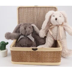 Kanin gosedjur som sovkompis i kawaii-stil, med långa öron och påskmotiv, 30 cm