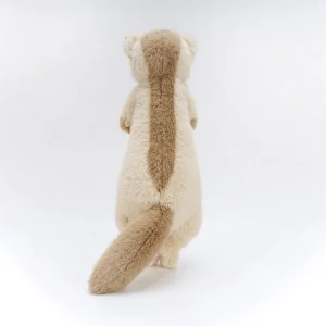 Gosedjur i flera figurvarianter, brun soffkudde i realistisk kawaii-stil, 52 cm