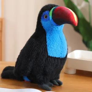 Toucan gosedjur med färgstark näbb, mjuk fågel i gult, blått, rött och vitt, 20–40 cm 19 Toucan gosedjur med färgstark näbb, mjuk fågel i gult, blått, rött och vitt, 20–40 cm