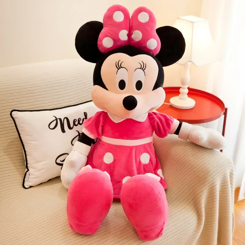 Mjuka musgosedjur med karaktärerna Mickey Mouse och Minnie Mouse i storlek, 50–100 cm 6 Mjuka musgosedjur med karaktärerna Mickey Mouse och Minnie Mouse i storlek, 50–100 cm - Bild 6