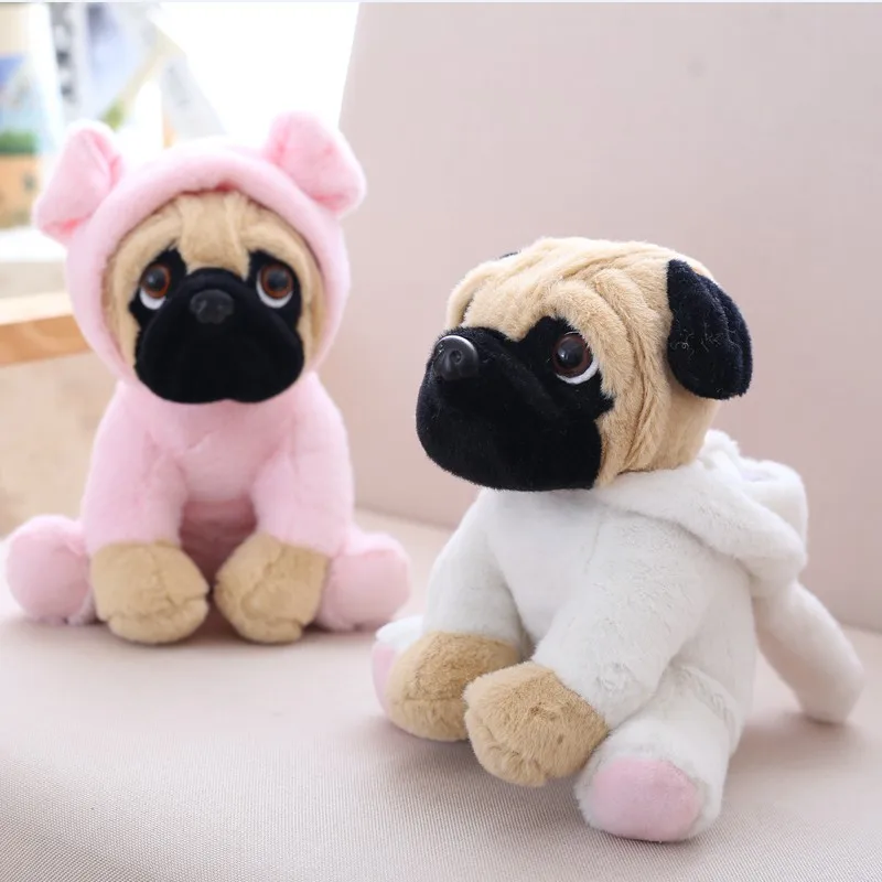 Hund gosedjur, verklighetstrogen och Stuffed, shar naturtrogen mopsstil gullig 2 Hund gosedjur, verklighetstrogen och Stuffed, shar naturtrogen mopsstil gullig - Bild 2