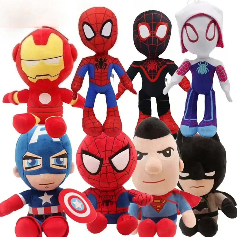 Captain America gosedjur, Hero-themed och mjuk, spindel marvel avengers, 27–30 cm 24 Visa de olika färgstarka superhjältefigurerna tillsammans.