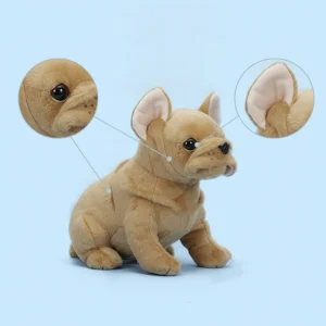 Hund gosedjur, Fuzzy och Breed-accurate appearance, french bulldog