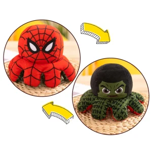 Marvel Avengers bläckfisk gosedjur som kan vändas med Iron Man i tecknad stil 10 Marvel Avengers bläckfisk gosedjur som kan vändas med Iron Man i tecknad stil