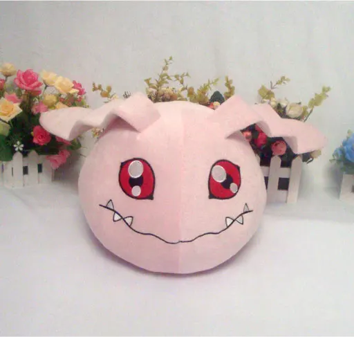 Koromon gosedjur som plyschkudde, rosa (Hot rosa option) och Round, 25 cm 5 Koromon gosedjur som plyschkudde, rosa (Hot rosa option) och Round, 25 cm - Bild 5