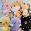 ATEEZ-karaktärer som K-pop-nyckelringar med plyschhänge i Aniteez-design, 10 cm