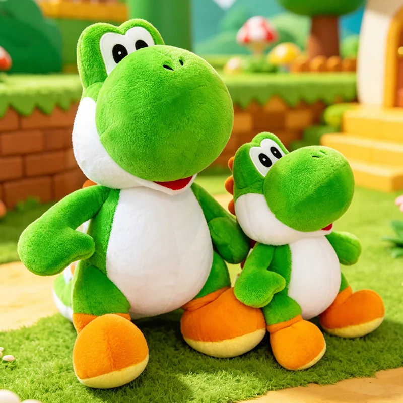 Mjuk och bekväm kramkudde med Yoshi som grön dinosaurie, ett sött gosedjur, 40–60 cm 2 Mjuk och bekväm kramkudde med Yoshi som grön dinosaurie, ett sött gosedjur, 40–60 cm - Bild 2